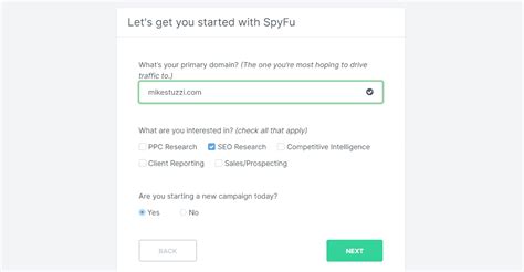 webscarper spyfu|Getting Started in SpyFu .